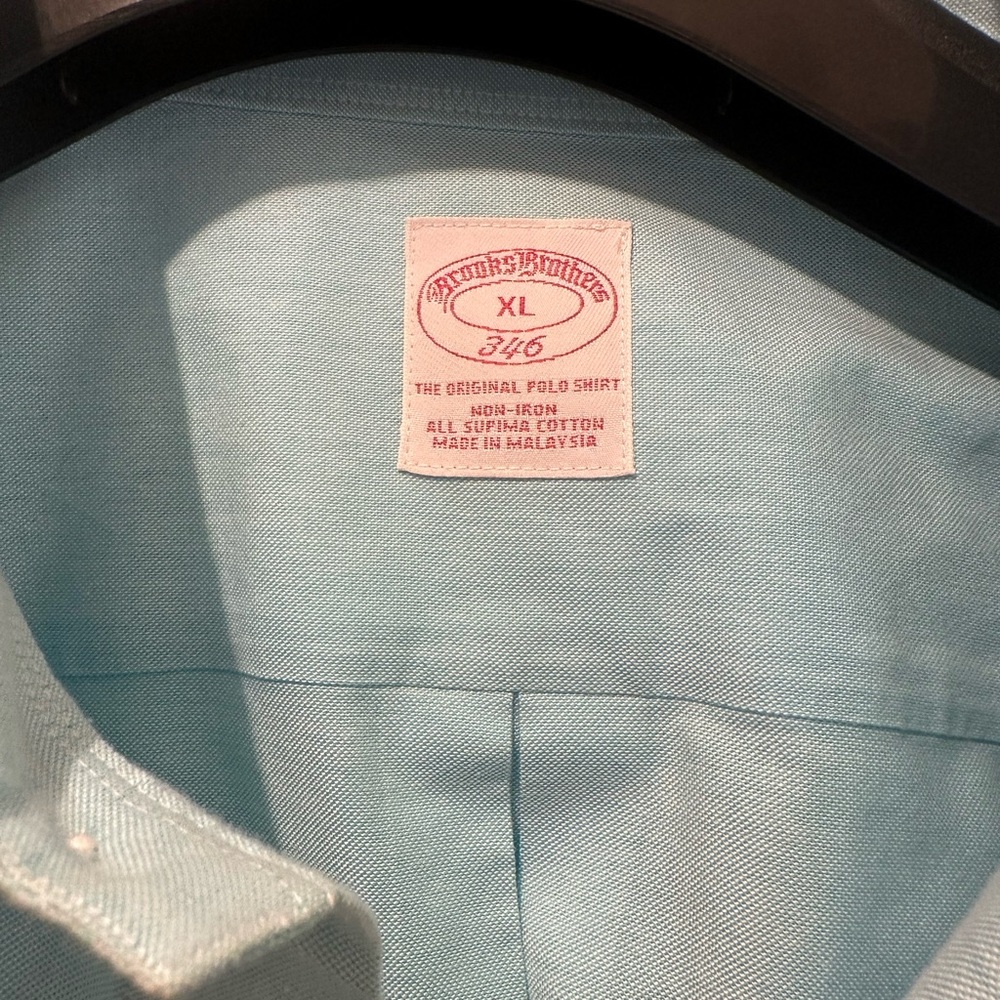 Brooks Brothers Light Blue Casual Button Down Shirt - Picture 2 of 2